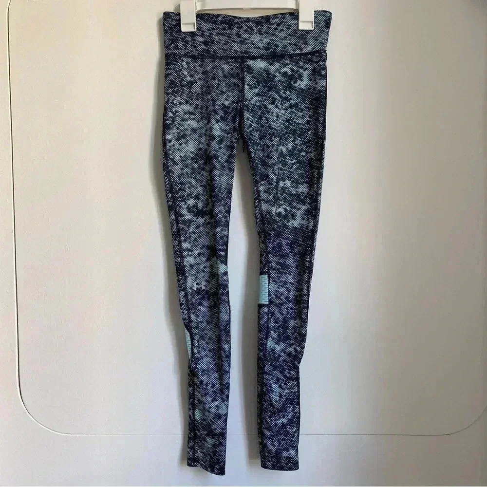 3/$39 Under Armour Fly-by Compression Running Mesh Details Leggings XS